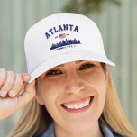 Atlanta Georgia Modern Skyline Truckerkappe<br><div class="desc">"Celebrate the vibrant city of Atlanta,  Georgia with this elegant design featuring a beautifully detailed skyline design! Perfect for residents and visitors alike,  this design captures the essence of Atlanta Georgia's iconic architecture and urban charm.</div>