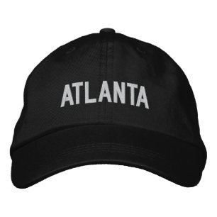 Atlanta Georgia Personalisierte verstellbare Mütze Bestickte Baseballkappe