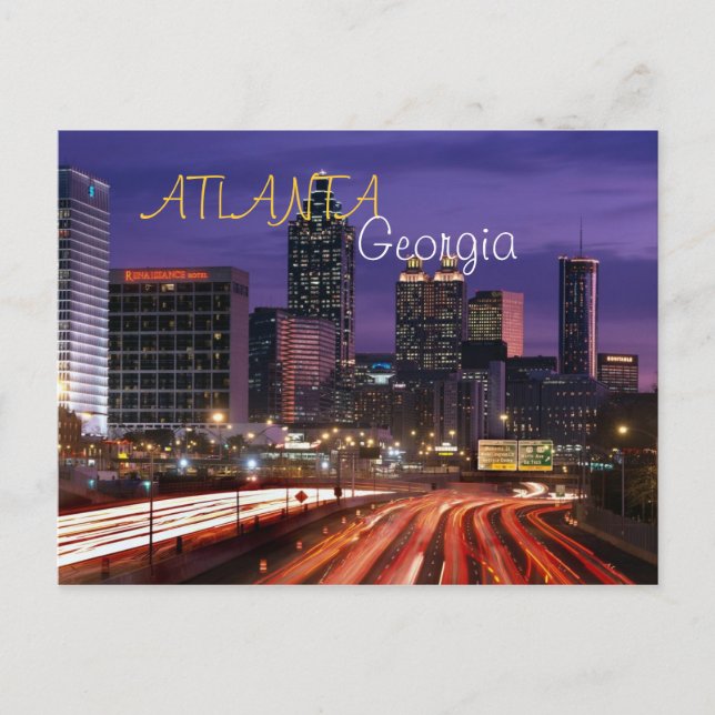 Atlanta, Georgia Postcard Postkarte (Vorderseite)
