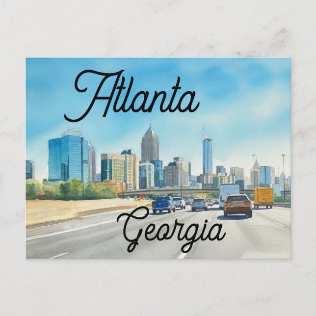 Atlanta Georgia  Postkarte (Vorderseite)