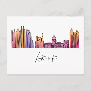 Atlanta GEORGIA Postkarte