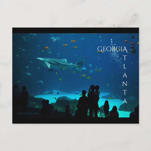 Atlanta Georgia Postkarte (Vorderseite)