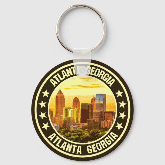 Atlanta Georgia Schlüsselanhänger (Vorderseite)