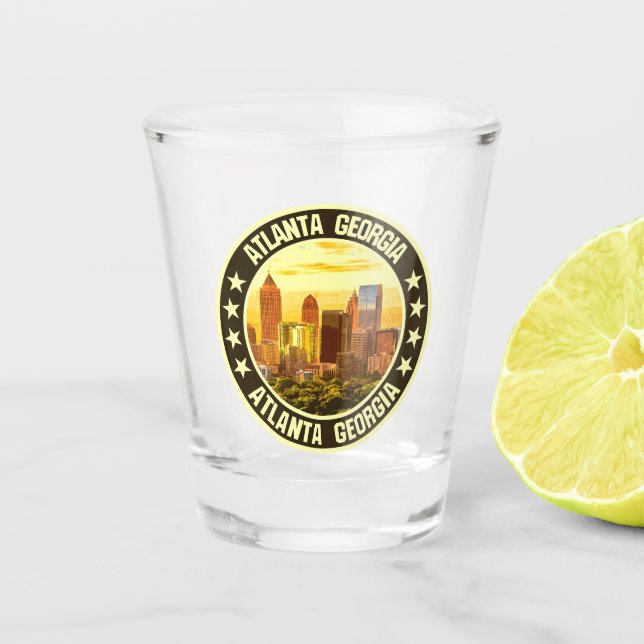 Atlanta Georgia Schnapsglas (Vorderseite)