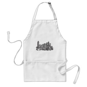 Atlanta Georgia Skyline Art Schürze