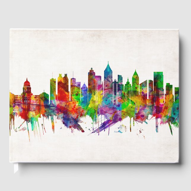 Atlanta Georgia Skyline Gästebuch (Vorderseite)