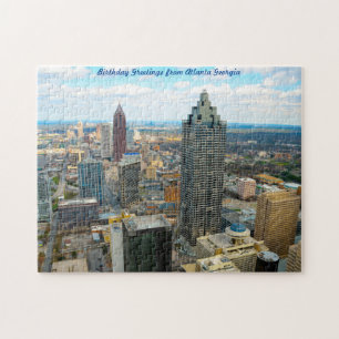 Atlanta Georgia Skyline. Jigsaw Puzzle