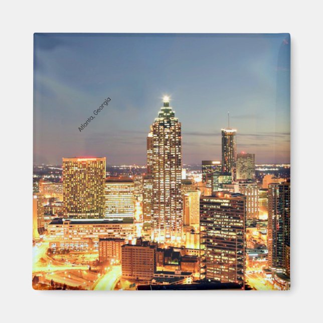Atlanta, Georgia Skyline Magnet (Vorne)