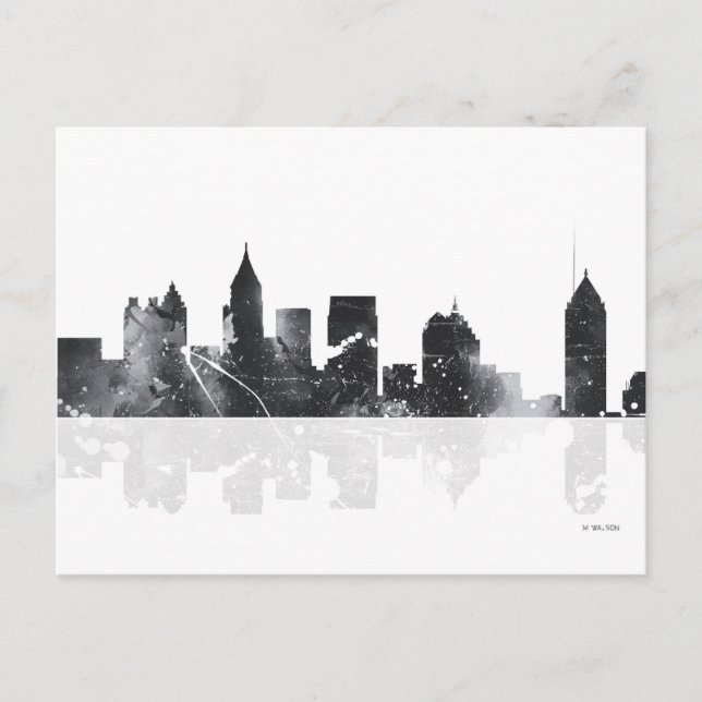 ATLANTA GEORGIA SKYLINE - Postkarten (Vorderseite)