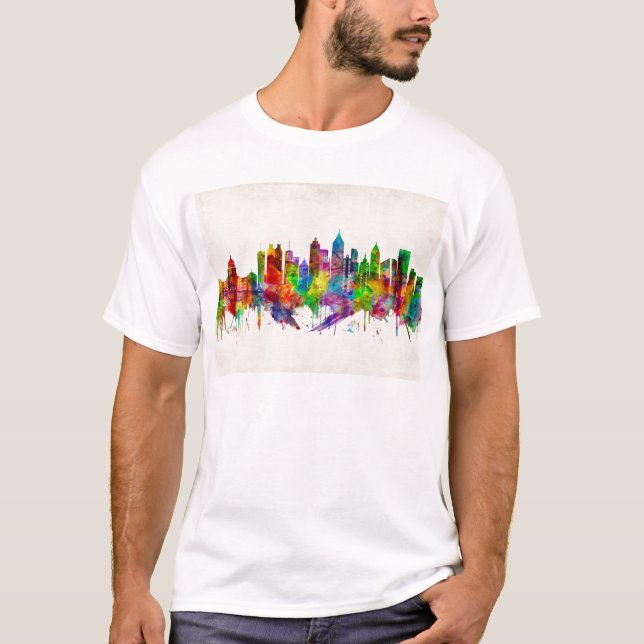 Atlanta Georgia Skyline T-Shirt (Vorderseite)
