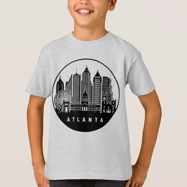Atlanta Georgia Skyline T-Shirt (Vorderseite)