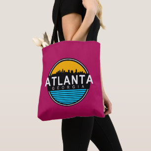 Atlanta Georgia Skyline T - Shirt Tote Bag
