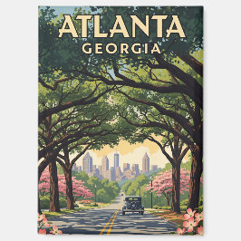 Atlanta Georgia Travel Magnet