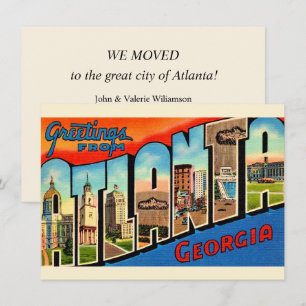 Atlanta Georgia Vintage Postkarte