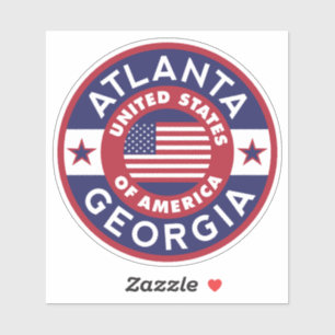 ATLANTA, Georgien Aufkleber