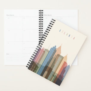 Atlanta, Georgien   City Skyline Planer
