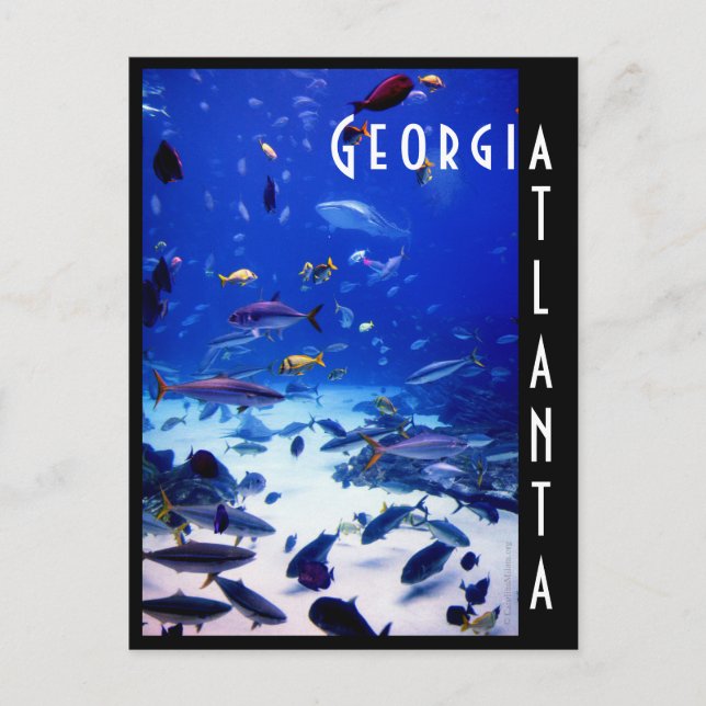 Atlanta Georgien Postkarte (Vorderseite)
