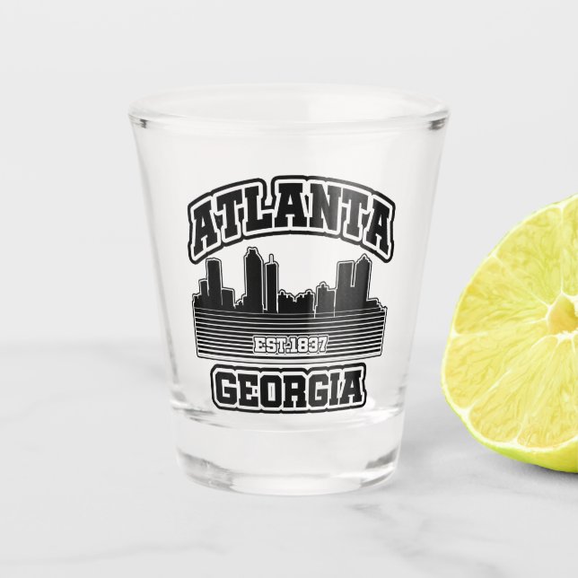 Atlanta, Georgien Schnapsglas (Vorderseite)