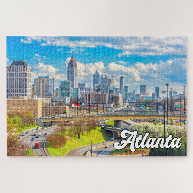 Atlanta, Georgien, Vereinigte Staaten Puzzle (Horizontal)