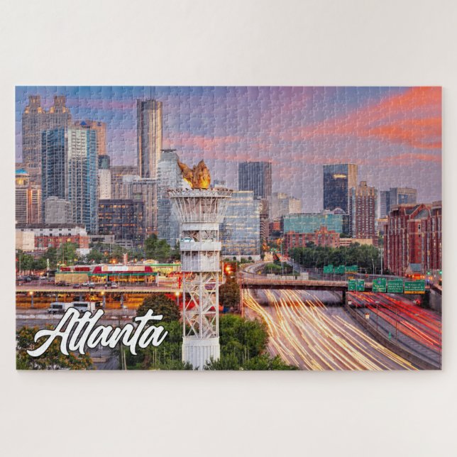 Atlanta, Georgien, Vereinigte Staaten Puzzle (Horizontal)