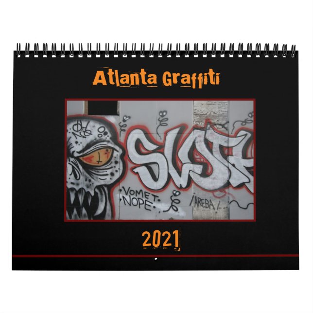 Atlanta Graffiti 2021 Kalender (Titelbild)