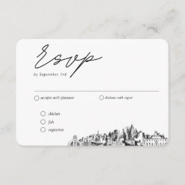 Atlanta Hochzeitliches UAWG Begleitkarte