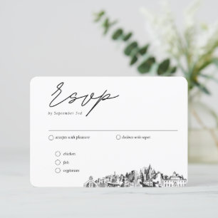 Atlanta Hochzeitliches UAWG Begleitkarte