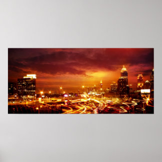 Atlanta in Dusk Poster