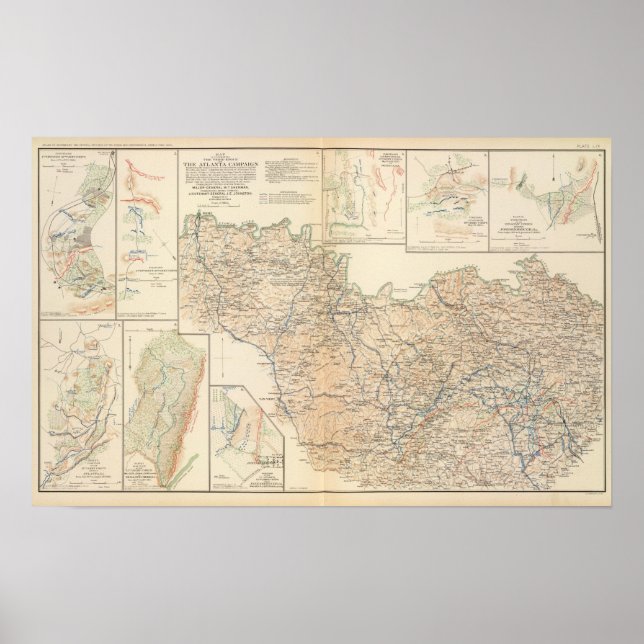 Atlanta-Kampagne 3. Epoche Poster (Vorne)