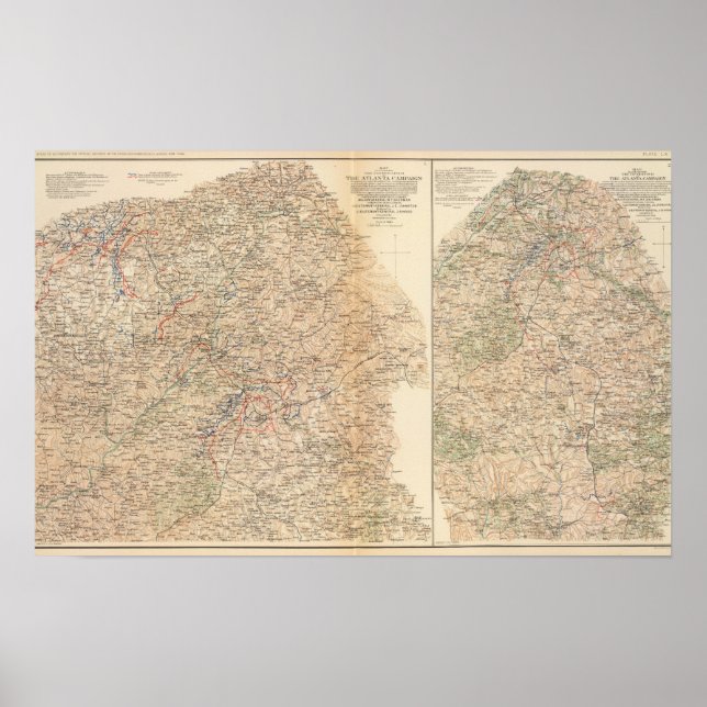 Atlanta-Kampagne 4. Poster (Vorne)