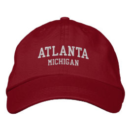 Atlanta Michigan Embroidered Baseball Hat Bestickte Baseballkappe