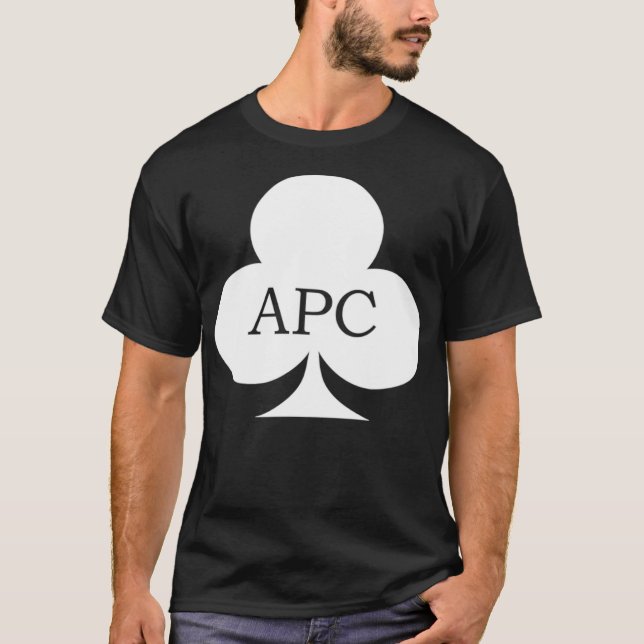 Atlanta Poker Club White APC Club  T-Shirt (Vorderseite)