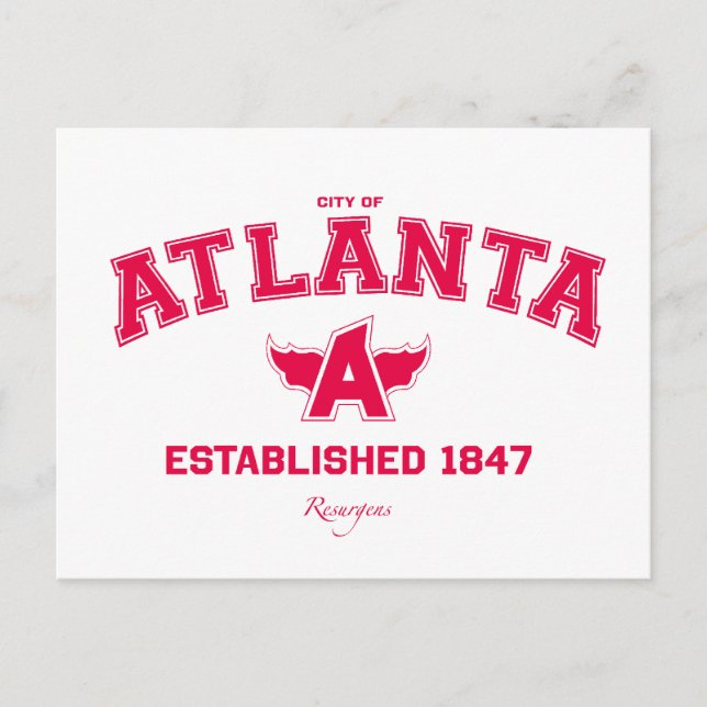 Atlanta Postcard Postkarte (Vorderseite)