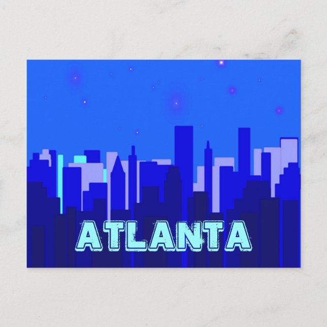 Atlanta Postcard Postkarte (Vorderseite)