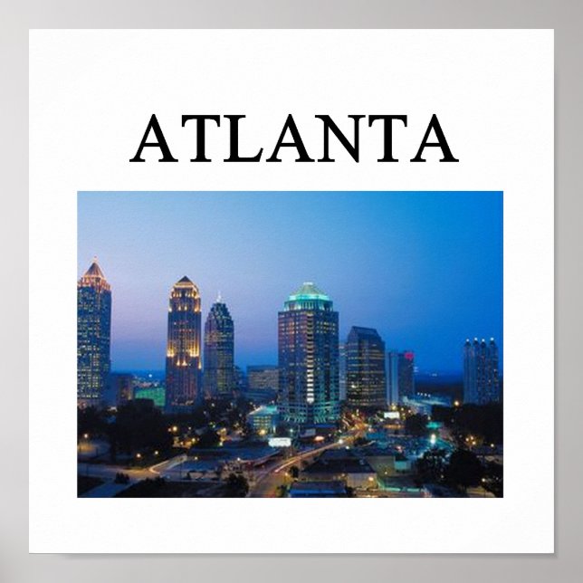 Atlanta-Poster Poster (Vorne)