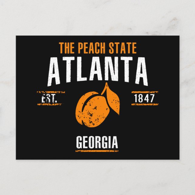 Atlanta Postkarte (Vorderseite)