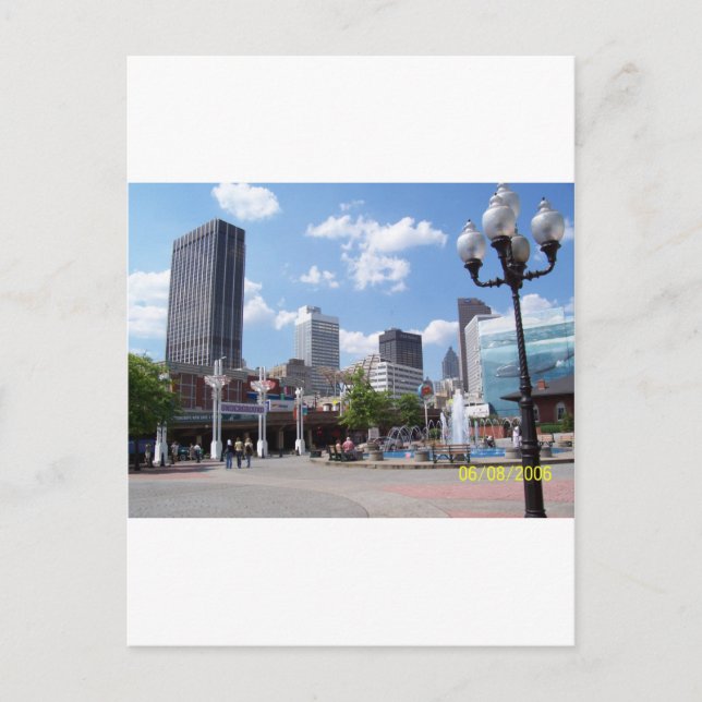 Atlanta Postkarte (Vorderseite)