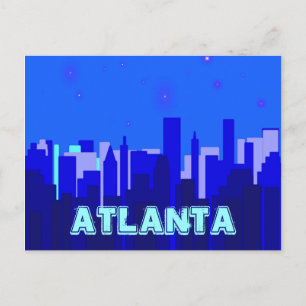 Atlanta-Postkarte Postkarte