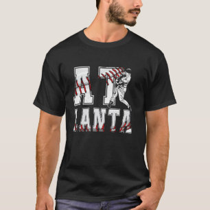 Atlanta Retro-Baseballliebhaber traf sich am Spiel T-Shirt