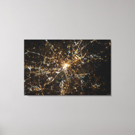 Atlanta Shines at Night Leinwanddruck