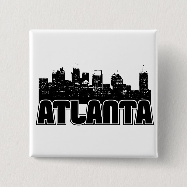 Atlanta-Skyline Button (Vorderseite)
