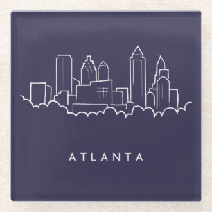 Atlanta-Skyline Glasuntersetzer