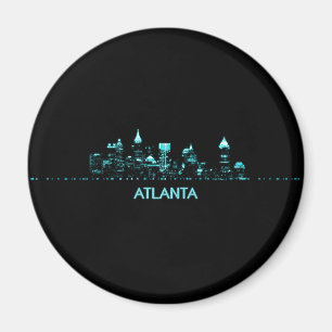 Atlanta Skyline Magnet