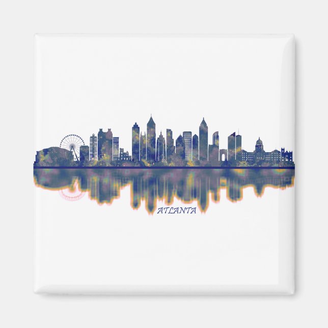 Atlanta Skyline Magnet (Vorne)