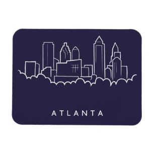 Atlanta-Skyline Magnet