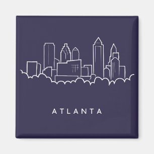 Atlanta-Skyline Magnet