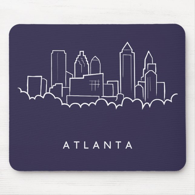 Atlanta-Skyline Mousepad (Vorne)