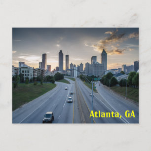 Atlanta Skyline Postcard Postkarte