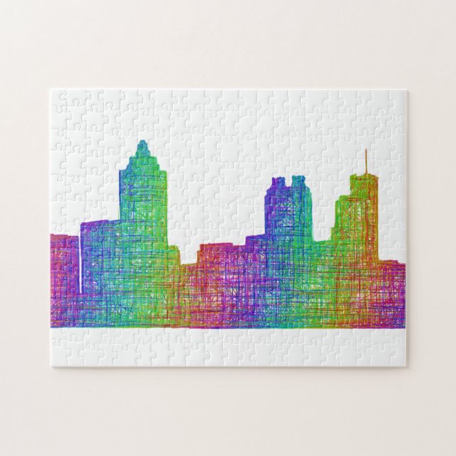 Atlanta-Skyline Puzzle (Horizontal)
