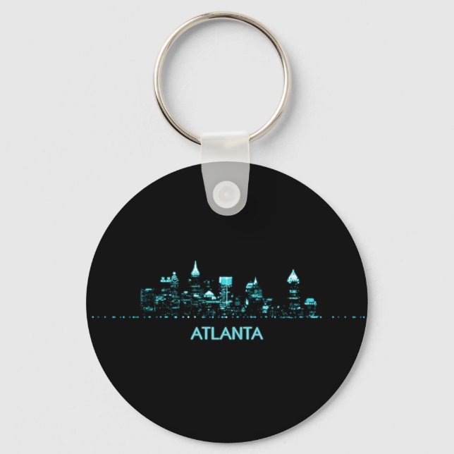 Atlanta Skyline Schlüsselanhänger (Vorderseite)